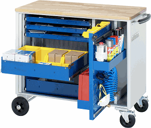 Bild von Werkzeugwagen, B 1025 x T 520 x H 890 mm