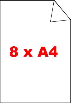 Bild für Kategorie 8 x DIN A4