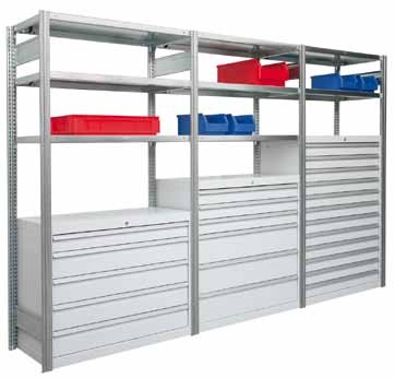 Bild für Kategorie Regal-Schubladenschrank