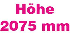 Bild für Kategorie Höhe 2075 mm