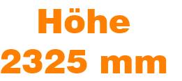 Bild für Kategorie Höhe 2325 mm