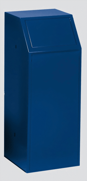 Bild von Wertstoffsammler blau RAL 5010 für 110 Liter Säcke
