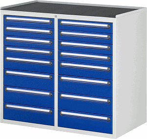 Bild von Schubladenschrank Modell LL7.8.8, B 1145xT 650xH 1035 mm