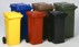 Bild von Mülltonne Kunststoff 120 l, Farbe rot