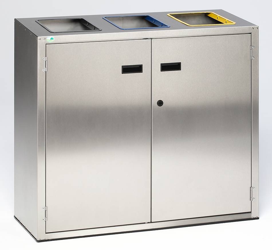 Bild von Wertstoffsortiersystem 270ltr. mit 3-farbigen Ringen