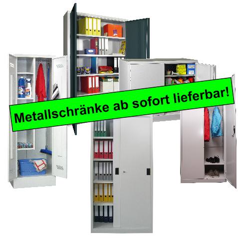 Bild für Kategorie Metallschränke ab Lager