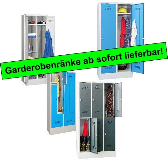 Bild für Kategorie Garderobenschränke ab Lager