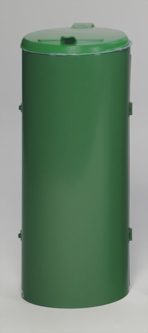 Bild von Abfallsammler mit Einflügeltüre, grün, für 110 Liter Abfallsäcke