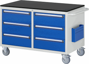 Bild von Montagewagen Modell LL3.0.0, B 1145 x T 650 x H 790 mm, Melamin-Top 19 mm