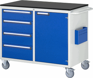 Bild von Montagewagen Modell LL5.21.12, B 1145 x T 650 x H 970 mm, Melamin-Top 19 mm