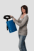 Bild von Wandabfallbehälter 15 Liter in RAL 5010 enzianblau

