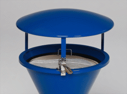 Zeige Details für Dach für Standascher enzianblau RAL 5010 Bild von Dach für Standascher enzianblau RAL 5010