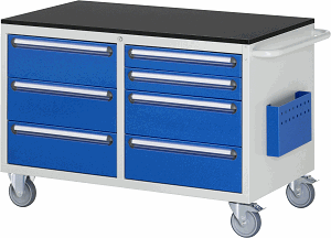 Bild von Montagewagen Modell LL3.0.1, B 1145 x T 650 x H 790 mm, Melamin-Top 19 mm