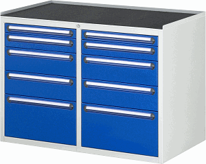 Bild von Schubladenschrank Modell LL5.2.2, B 1145xT 650xH 825 mm