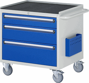 Bild von Montagewagen Modell XL3.16, B 770 x T 650 x H 795mm, Metall-Top 25 mm mit Anti-Rutsch-Matte 