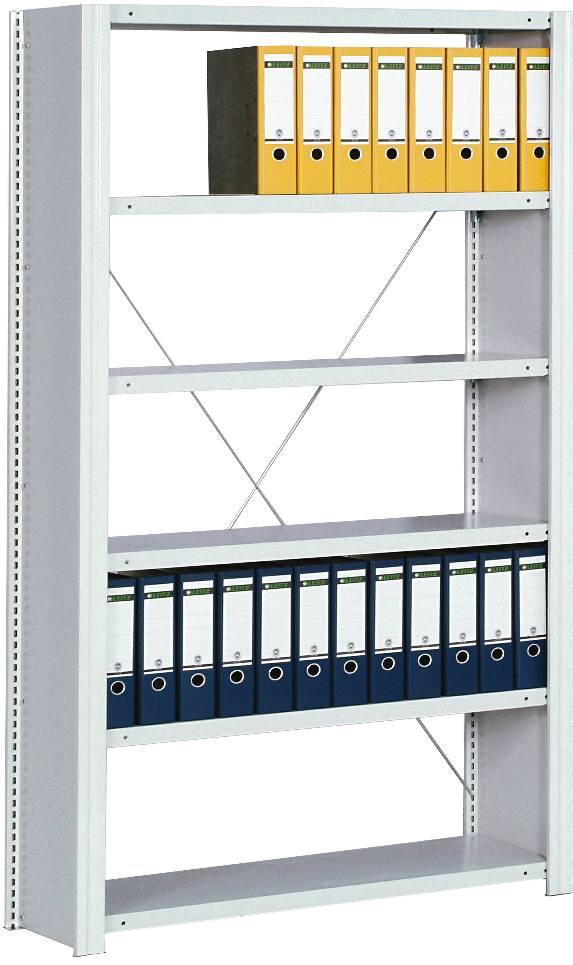 Bild von Bürogrundregal Höhe 2000 mm, Breite 1285 mm, Tiefe 300 mm