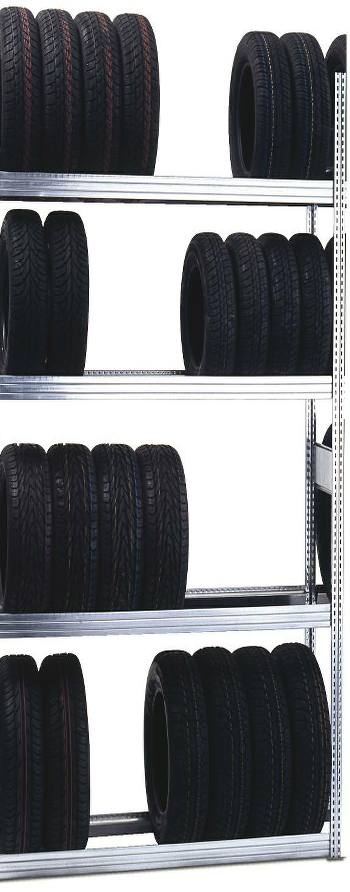 Bild von Reifenregal Anbauregal Breite 875 mm