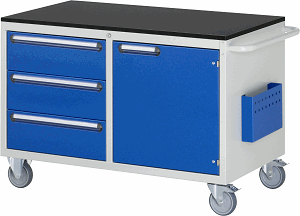 Bild von Montagewagen Modell LL3.0.8, B 1145 x T 650 x H 790 mm, Melamin-Top 19 mm