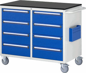 Bild von Montagewagen Modell LL5.1.1, B 1145 x T 650 x H 970 mm, Melamin-Top 19 mm